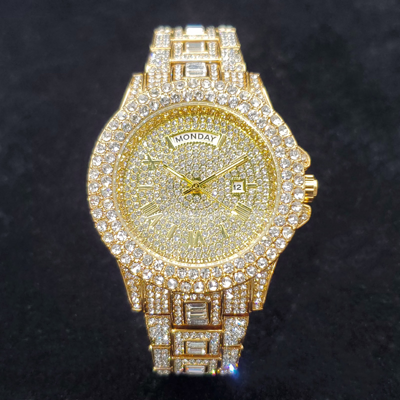 Luxury Watch Iceberg - Erkekler İçin Lüks Elmas Saat Moda