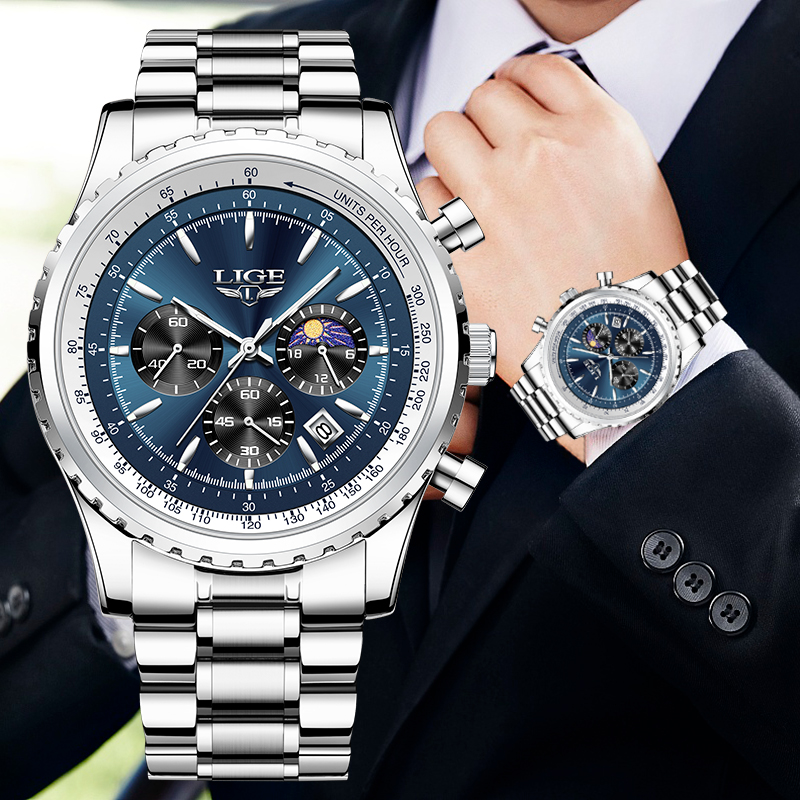 Luxury Watch Maker - LIGE marka lüks kuvars adam izle