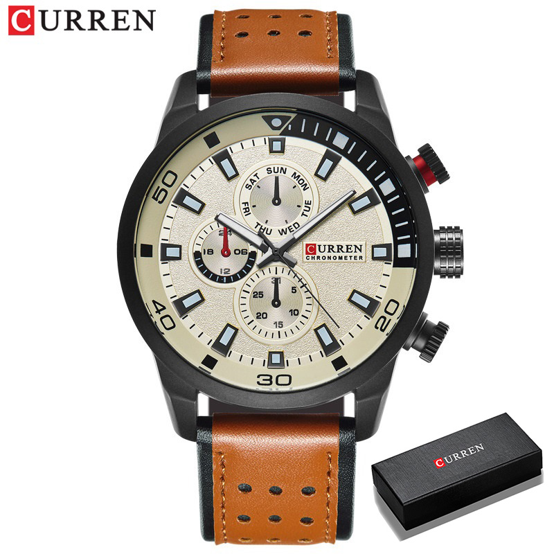 Luxury Watch Maker - 2017 CURREN Şık Izle Erkekler Lüks