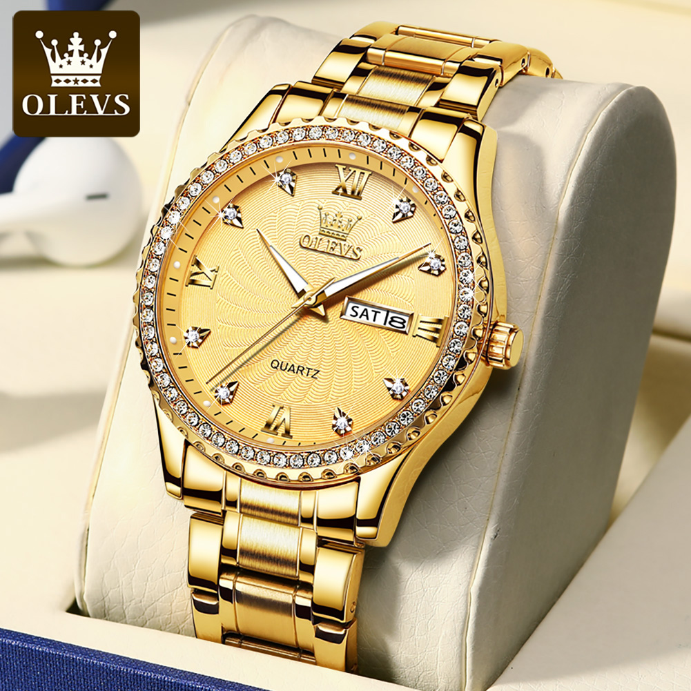 Luxury Watch Maker - OLEVS 5565 Lüks Marka Kuvars İzle