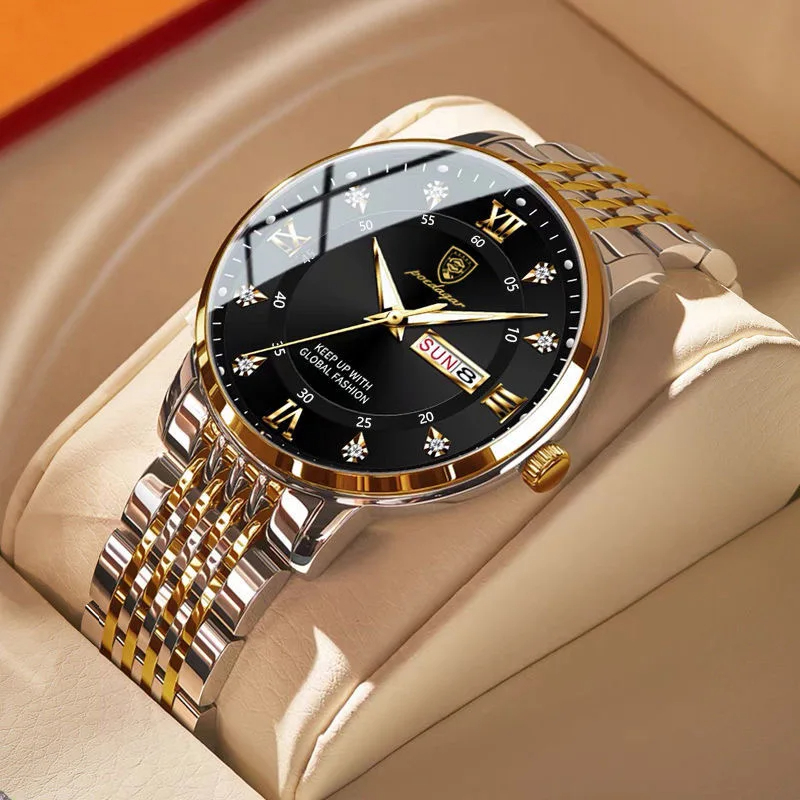 Luxury Watch Top 10 - POEDAGAR Üst Marka Erkek Izle Paslanmaz
