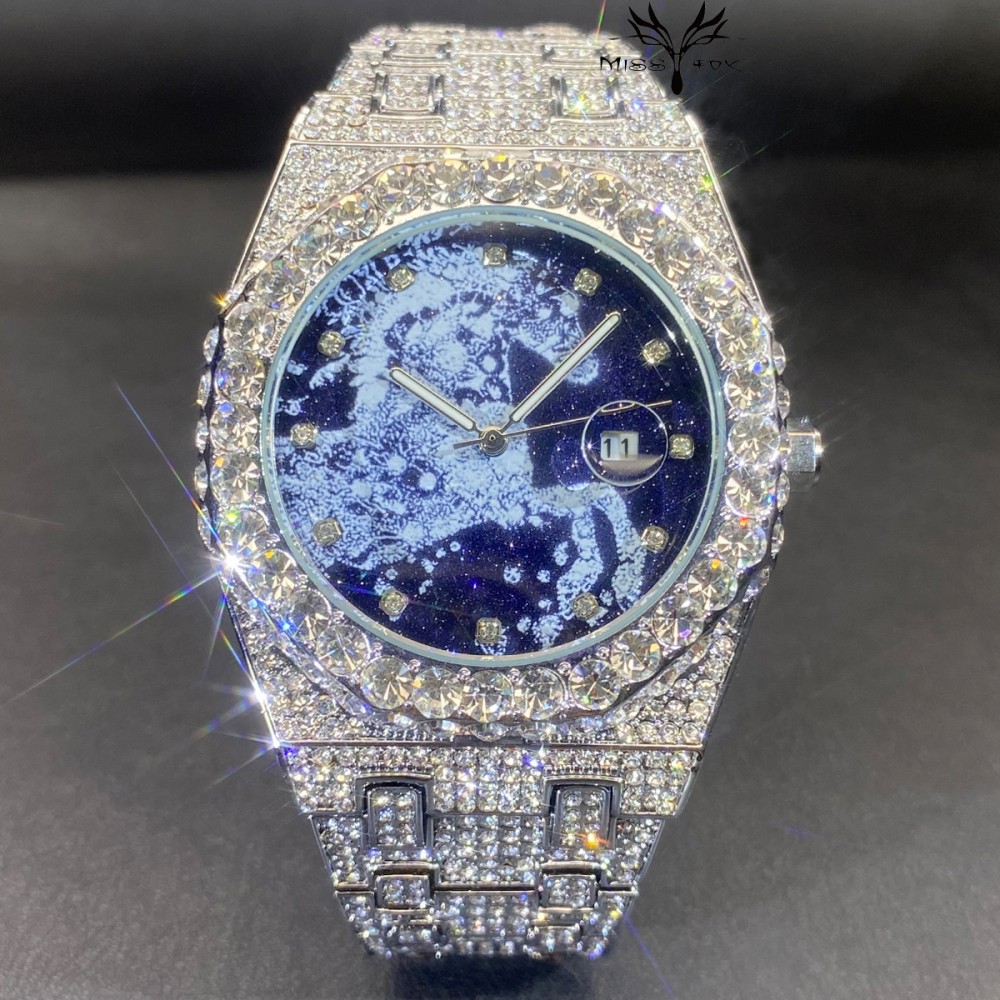 Luxury Watch Iceberg - 2026 Hip Hop Erkek Kuvars Saatleri