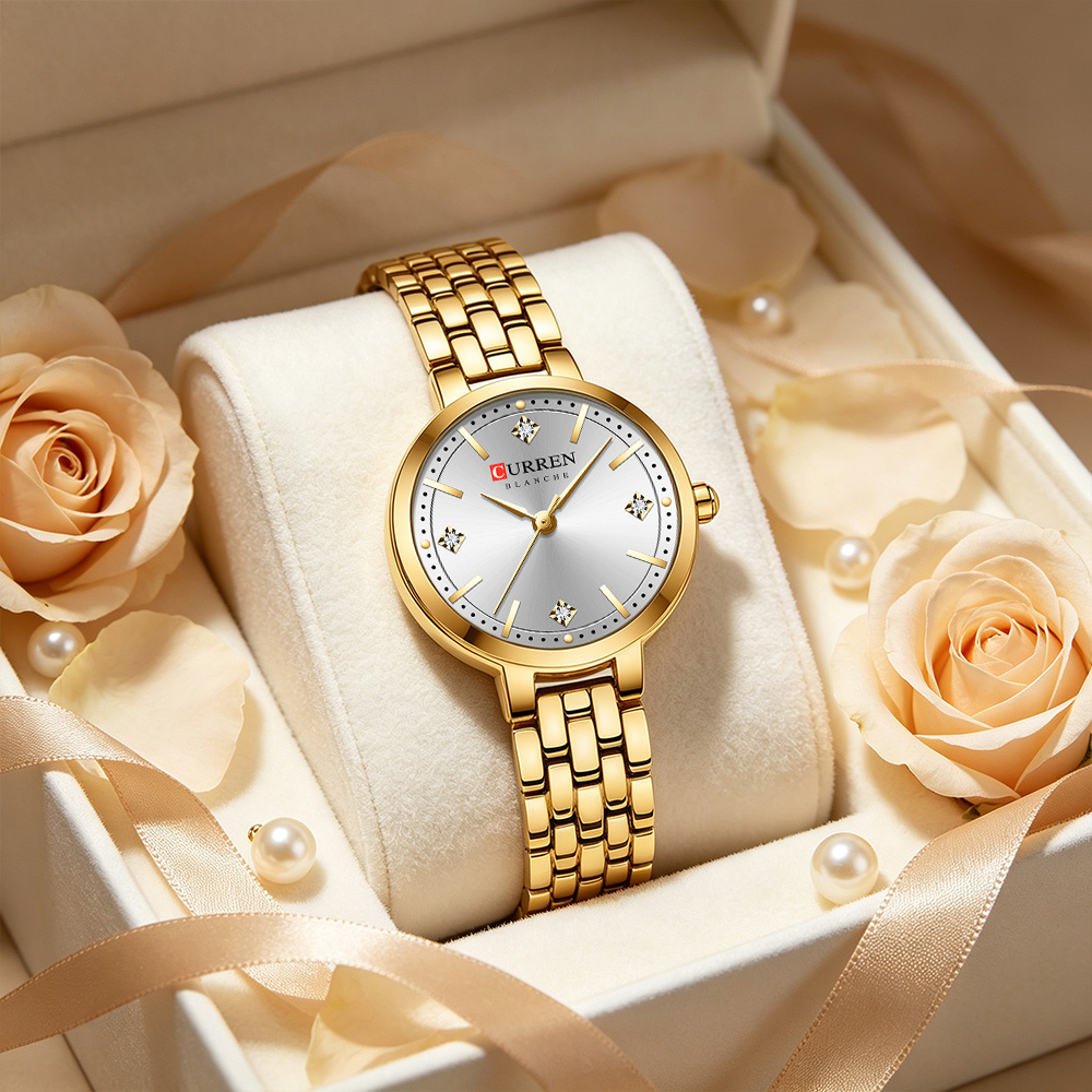 Luxury Watch Gift For Her - CURREN Bayanlar Minimalist İnce Kol Saati