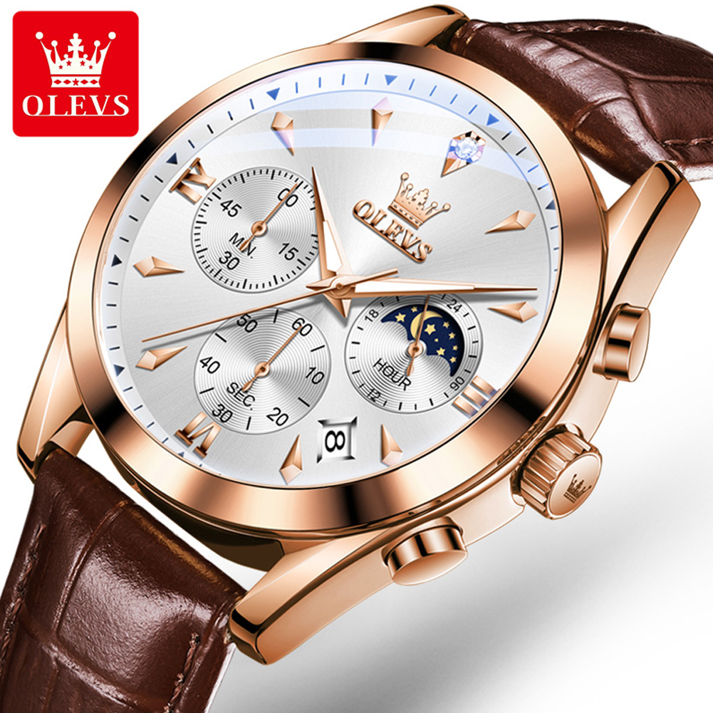 Luxury Watch Maker - OLEVS Yepyeni Moda Kuvars İzle Erkek