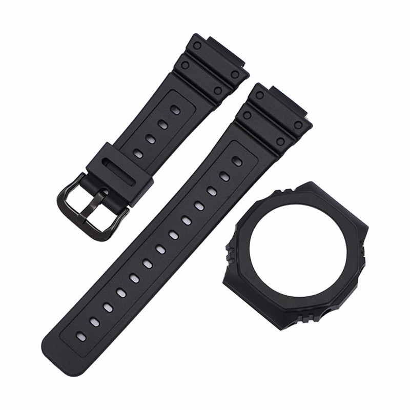 Casio Watch G-Shock Ga-2100 - Reçine Kayış + Kılıf Casio G-Shock