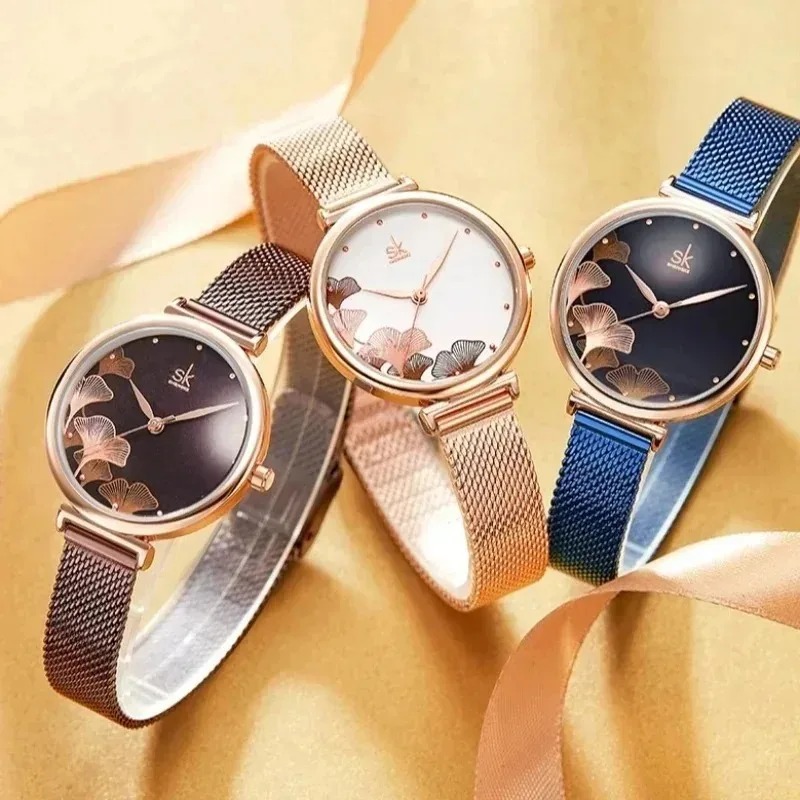 Luxury Watch Gift For Her - Hediye Kutusunda Sunulan, Hip Hop Tarzı