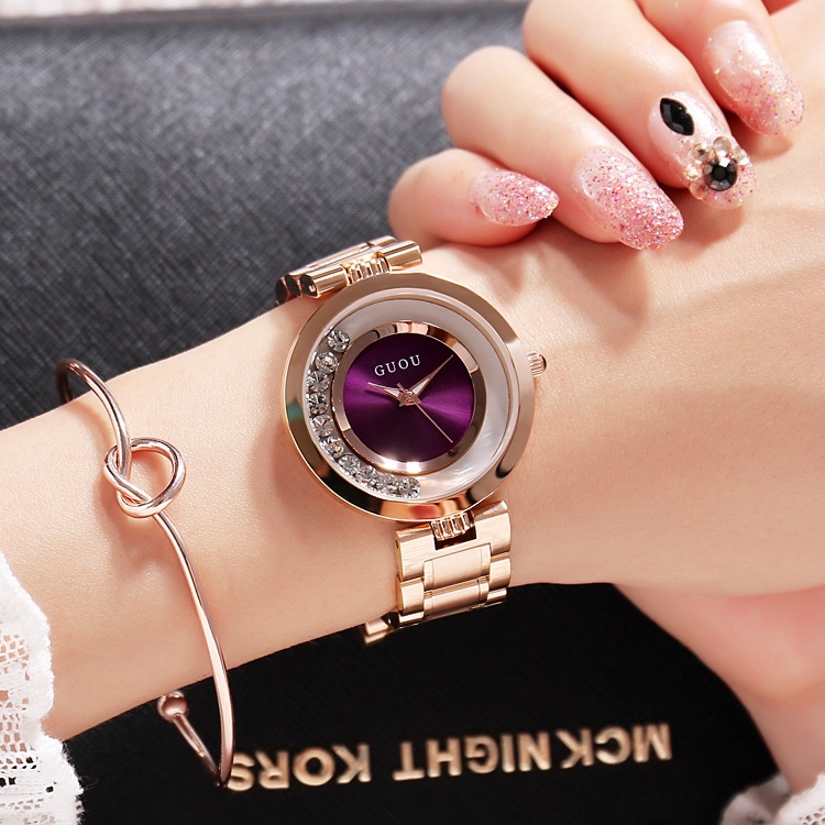 Moda üst Guou marka kadın raha - Luxury Watch Top 10 incelemesi ve fiyatı