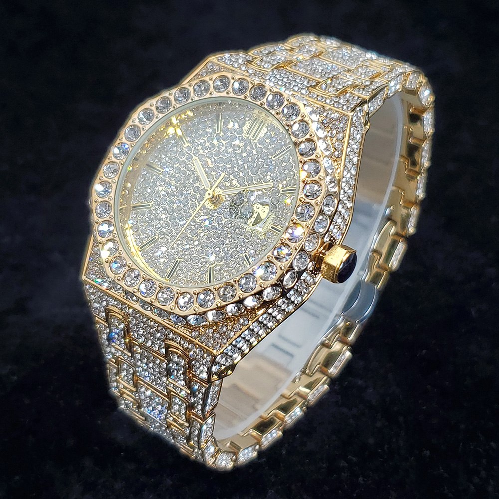 Erkekler İçin Lüks Elmas Altın - Luxury Watch Iceberg incelemesi ve fiyatı