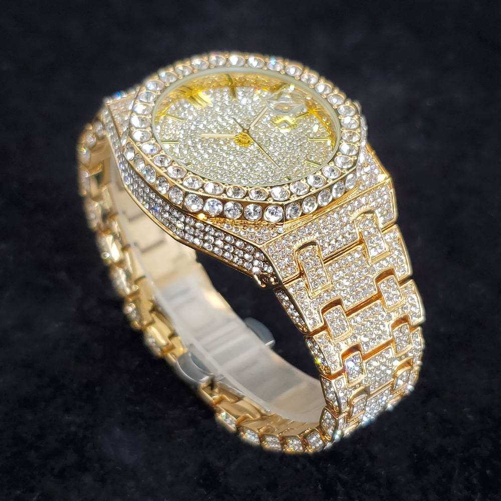 Erkekler İçin Lüks Elmas Altın - Luxury Watch Iceberg incelemesi ve fiyatı