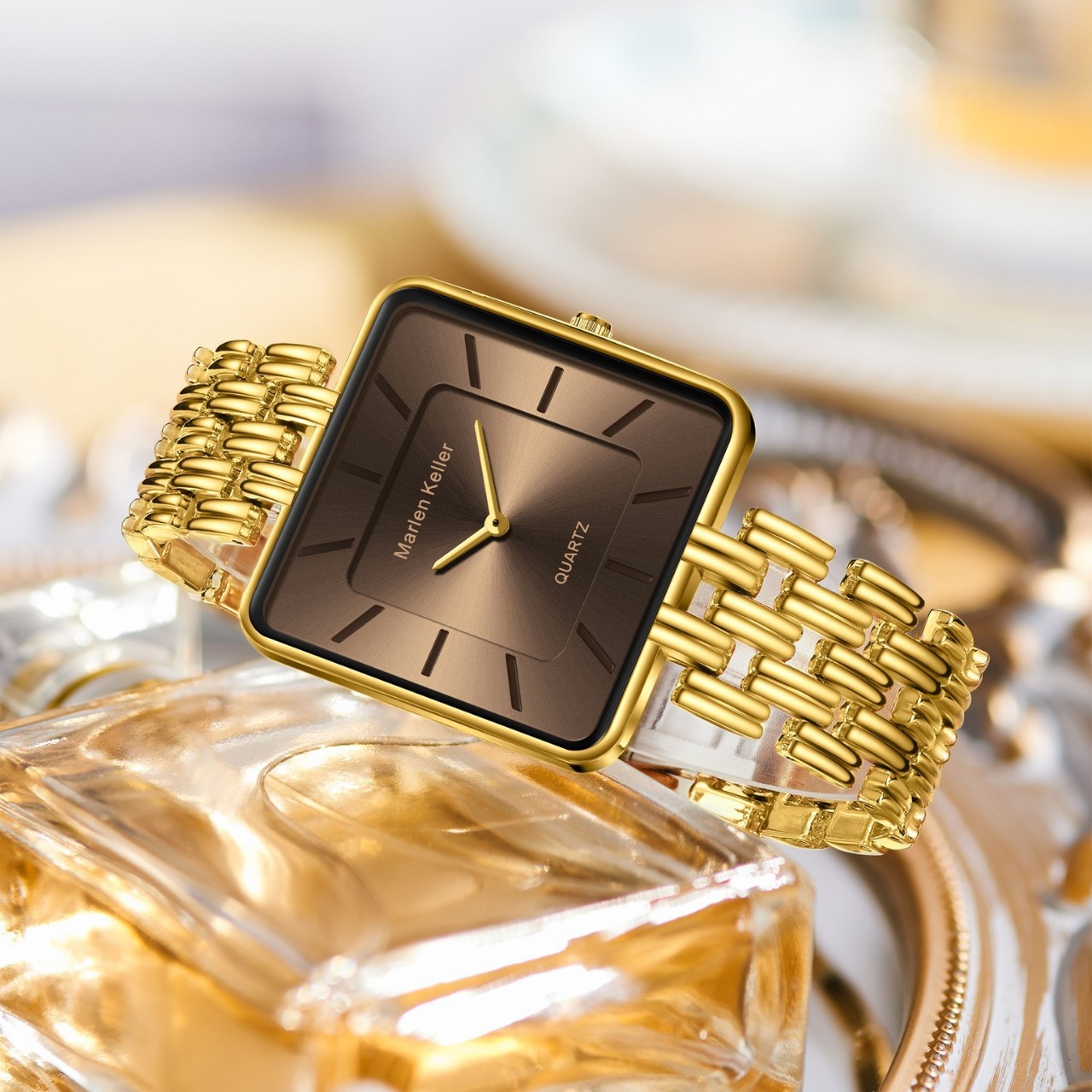 Kare Altın Kadın Bileklik Saat - Luxury Watch Top 10 incelemesi ve fiyatı