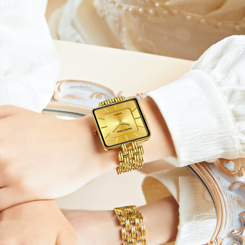 Kare Altın Kadın Bileklik Saat - Luxury Watch Top 10 incelemesi ve fiyatı