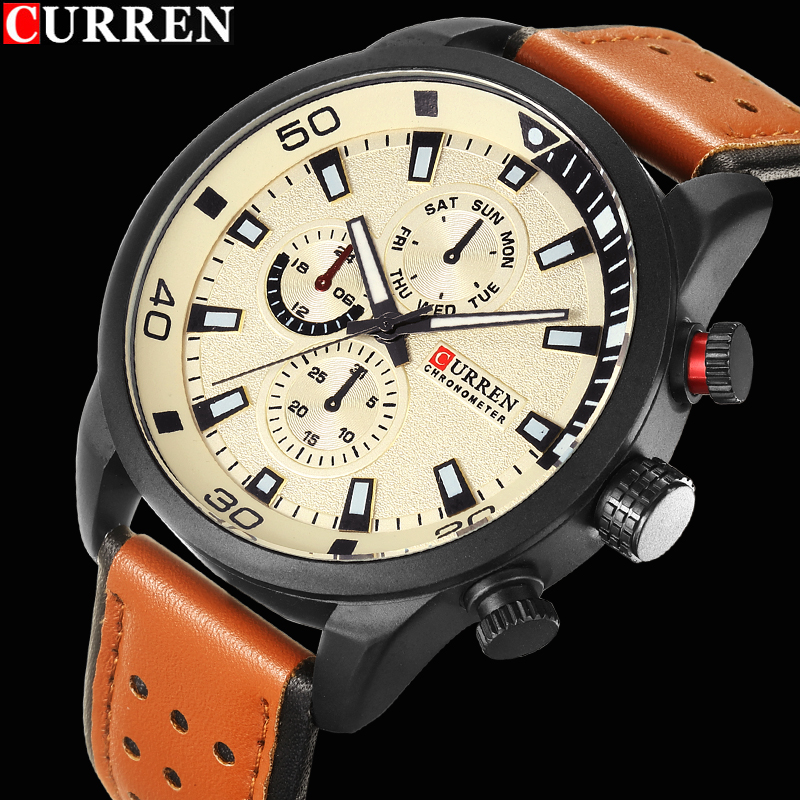 2017 CURREN Şık Izle Erkekler  - Luxury Watch Maker incelemesi ve fiyatı
