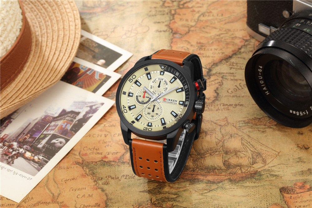 2017 CURREN Şık Izle Erkekler  - Luxury Watch Maker incelemesi ve fiyatı