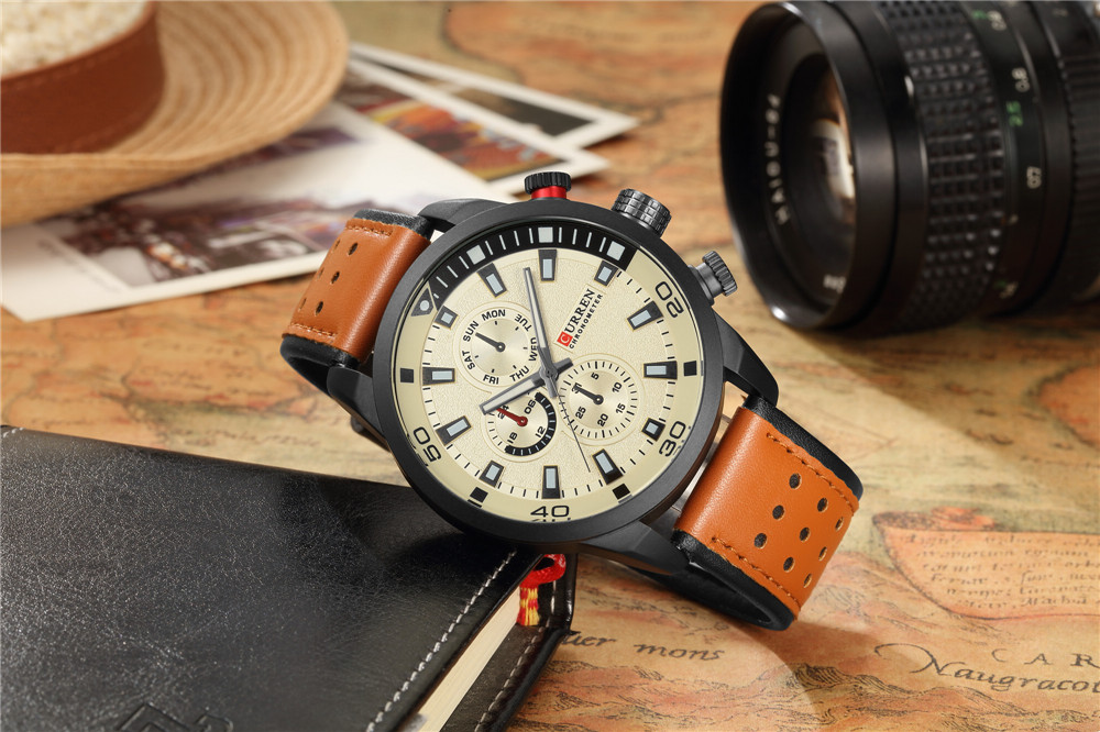 2017 CURREN Şık Izle Erkekler  - Luxury Watch Maker incelemesi ve fiyatı