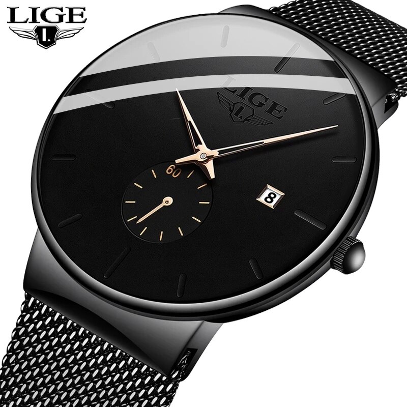 LIGE moda Mens saatler üst mar - Luxury Watch Top 10 incelemesi ve fiyatı