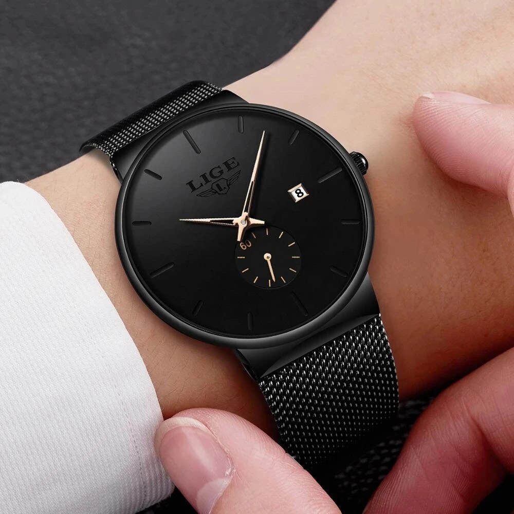 LIGE moda Mens saatler üst mar - Luxury Watch Top 10 incelemesi ve fiyatı