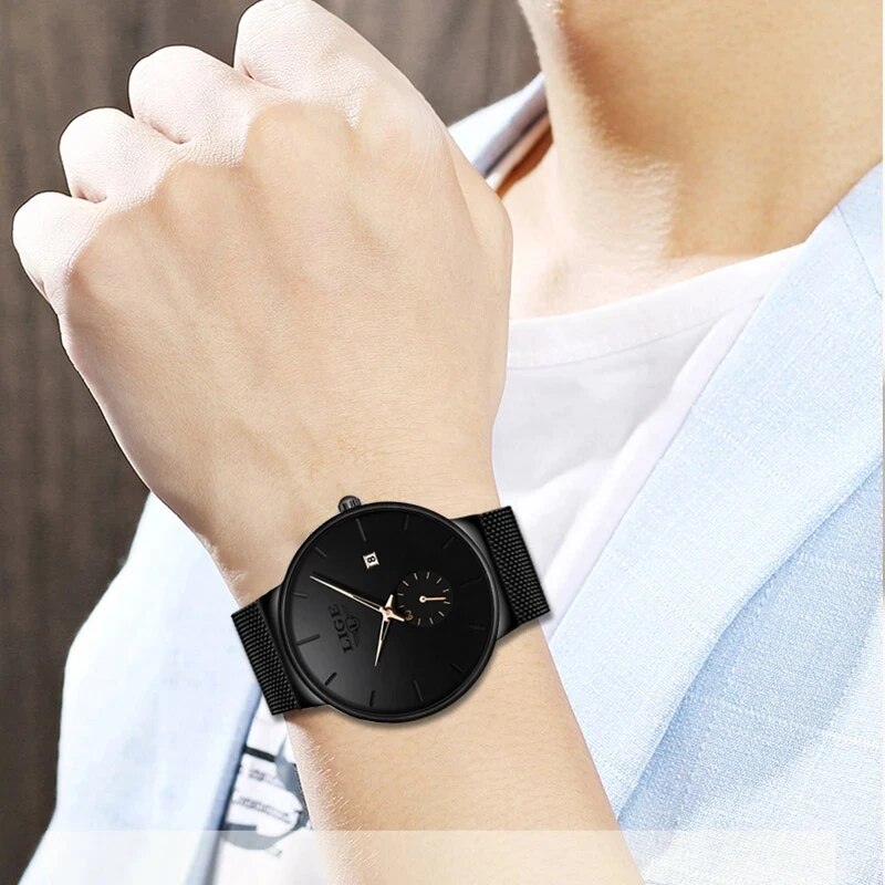 LIGE moda Mens saatler üst mar - Luxury Watch Top 10 incelemesi ve fiyatı