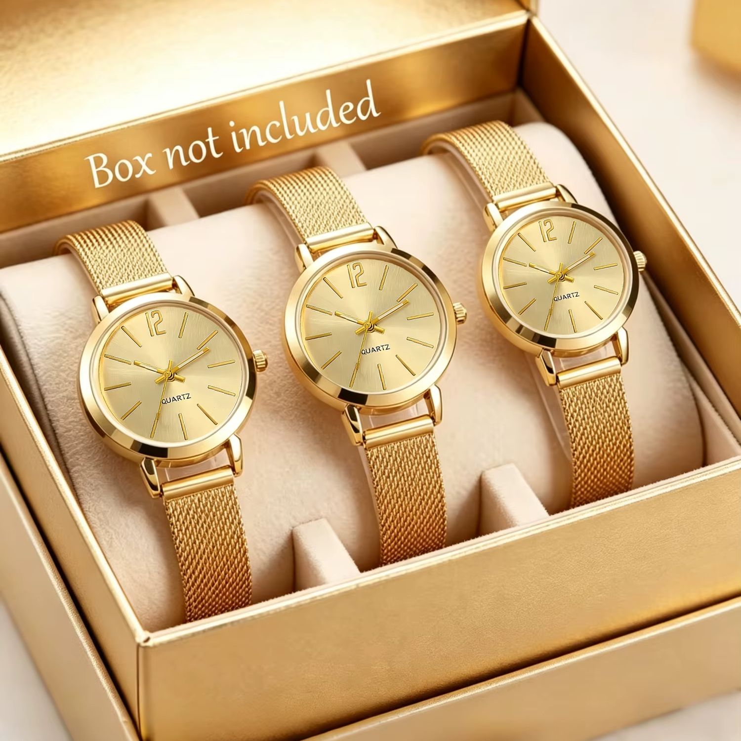 3 Parçadan Oluşan, Hafif Lüks  - Luxury Watch Gift For Her incelemesi ve fiyatı