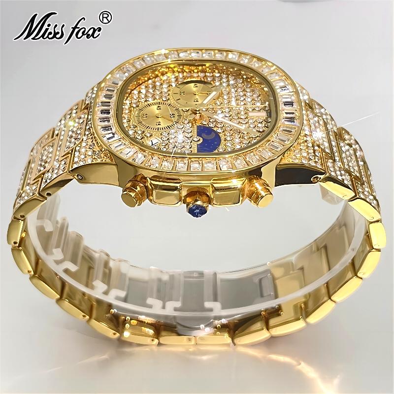 MISSFOX Lüks Altın Saatler Erk - Luxury Watch Iceberg incelemesi ve fiyatı