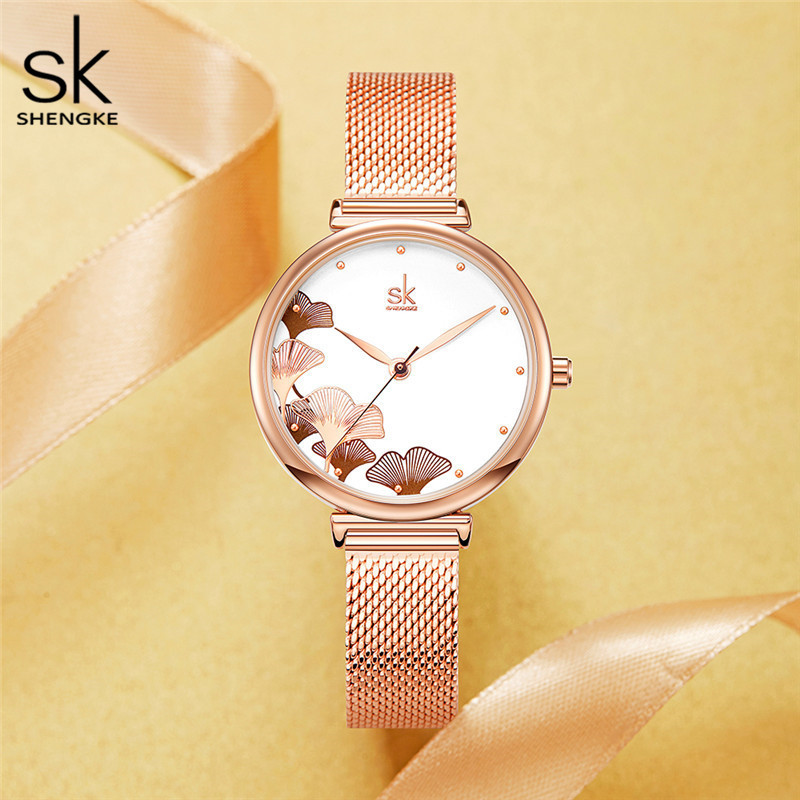 Lüks kadın ginkgo yaprağı dese - Luxury Watch Gift For Her incelemesi ve fiyatı